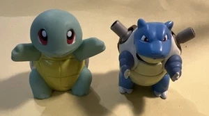Vintage Pokemon Tomy 1999 Nintendo Blastoise & Squirtle - Picture 1 of 8