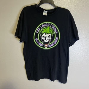 Vintage Joker Laugh Lounge Get A Grin Again & Again T-Shirt Mens Y2K - Picture 1 of 9