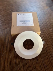 Entra Tech Lighting 3” Inch Round Flange Trim - EN3RFB-OW - Set of 5 Trims - Picture 1 of 6