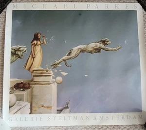 Póster litográfico offset Michael Parkes Gargoyles 2001 27-1/2 x 31-1/2 - Imagen 1 de 1