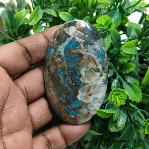 Sonora Sonnenaufgangsstein Natur Chrysokoll Cabochon lose Edelstein 174 ct. ME-13868 - Bild 1 von 7