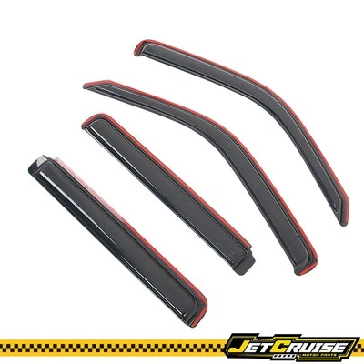 Se adapta a 08-14 Jeep Liberty 4 puertas en canal para ventanas viseras protector solar de lluvia deflector Foto 1 de 4