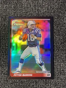 2003 Bowman Chrome Refractor /500 #38 Peyton Manning HOF Colts SP - Bild 1 von 2