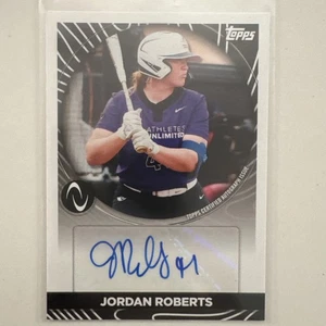 2023 Topps Athletes Unlimited AU #AUA-JRS Jordan Roberts Auto - Imagen 1 de 2