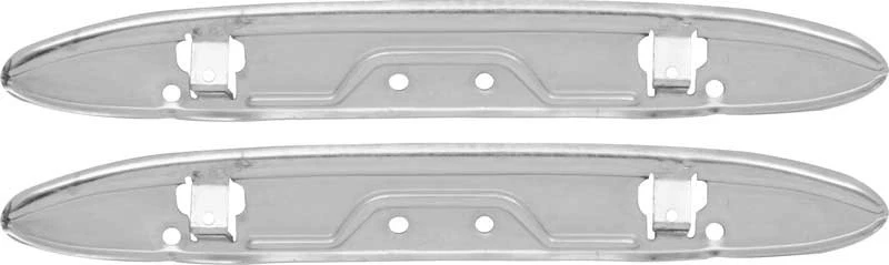 1957 Chevrolet Bel Air 150 210 Nomad; Front Door Arm Rest Brackets; Pair - Image 1 of 1