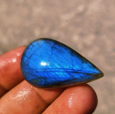 48 quilates de labradorita natural multi fuego pera cabujón piedra preciosa... - Imagen 1 de 4