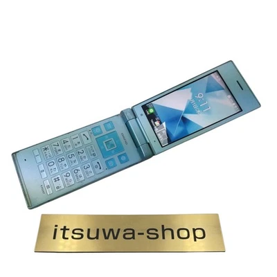 KYOCERA 701KC DIGNO KEITAI 2 Android Flip Phone Blue Used Unlocked Japan - Image 1 of 4