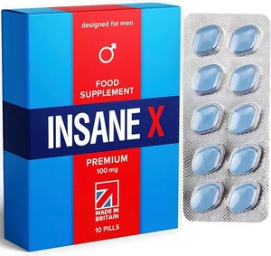 10 Premium - Extra Strong Pills for Men Natural Fast-Acting Tablets for Men - Picture 1 of 4