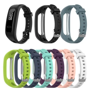 Silicone Strap for Huawei 3E/Honor Band 4 Running Version Band Wrist Adjustable - Foto 1 di 14