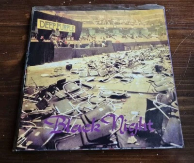 DEEP PURPLE - BLACK NIGHT 7" PROMO REISSUE HAR 5210 HARVEST 1980 VG++! - Image 1 of 2