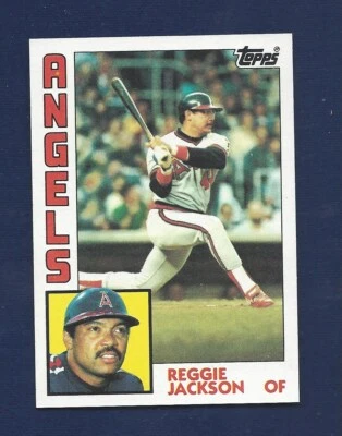 CENTRADO ULTRA ALTO GRADO 1984 TOPPS #100 REGGIE JACKSON NAVAJA AFILADA .99 SH (H) Foto 1 de 2