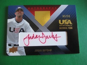 JORDAN DANKS - 2008 USA RED Autographed card #/50