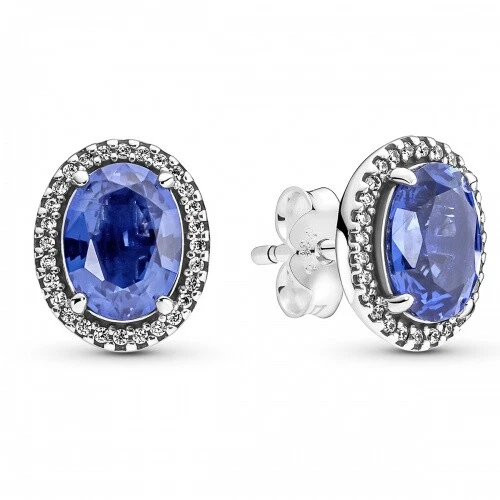 Sparkling Statement Halo Stud Earrings PANDORA Ohrringe 290040C01