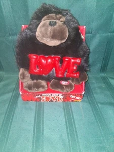 Peluche animado DanDee Love Gorilla cantando L.O.V.E 10" WP466 - Imagen 1 de 3