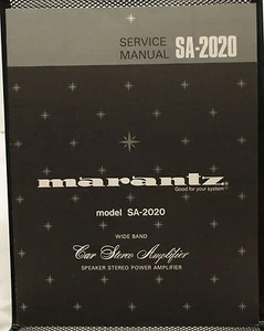 Amplificador estéreo para automóvil original FABRICANTE DE EQUIPOS ORIGINALES Marantz SA-2020 manual de servicio - Imagen 1 de 1