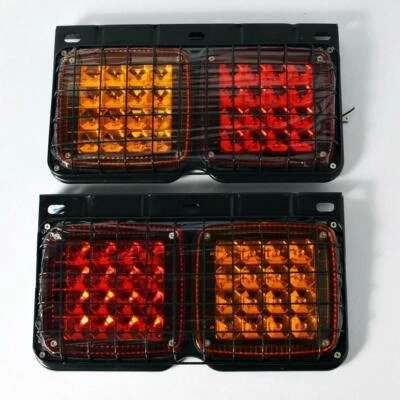 LED HINO TRUCK ISUZU RANGER FUSO FV FK FM FIGHTHER TRUCK TAIL LIGHT LAMP PAIR - Image 1 of 4