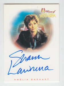 SHARON LAWRENCE 2001 RITTENHOUSE WOMEN OF STAR TREK VOYAGER AUTO AUTOGRAPH #A4 - Picture 1 of 1