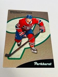 Brendan Gallagher sp Parallel Insert 2020-21 Parkhurst Hockey Parkies sparkle 