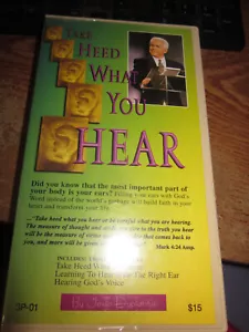TAKE HEED WHAT YOU HEAR by JESSE DUPLANTIS 3 BOXED CASSETTE TAPE SET NEW - Picture 1 of 1