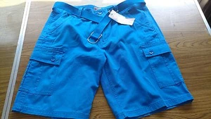 MENS REVOLUTION CARGO SHORTS-100% COTTON-SIZE 38-RETAIL $40-NEW WITH TAG - Picture 1 of 2