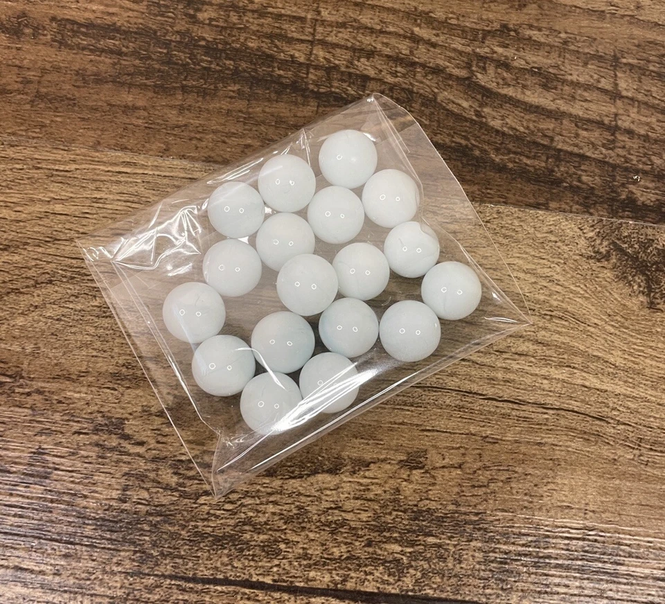 Juego de Mesa Pac Man Vintage Lote De 18 Canicas Blancas de Repuesto 1982 C Foto 1 de 1