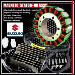 03-07 SV 1000 MAGNETO COIL STATOR+VR VOLTAGE REGULATOR RECTIFIER+GASKET ASSY KIT - Picture 1 of 12
