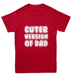 Cuter Version Of Dad - Father Dad Father's Day Cute Youth T-Shirt - Picture 1 of 20