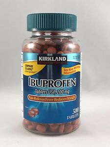 Kirkland IBUPROFEN (500 TABLETS) 200mg Pain Reliever-Choose Your Quantity
