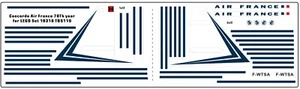 Stickers for  Concorde Set 10318 Air France 70th. Years TBS118 - Picture 1 of 1
