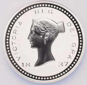 2 Oz NGC PF 70 2021 Queen Victoria Bonomi UK Ascension Island Coin BRITAIN 1837 - Picture 1 of 5