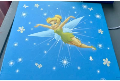 "ÁLBUM DE RECORTES Disney Tinkerbell, 9,5"" x 8"" azul NUEVO EN CAJA" Foto 1 de 4