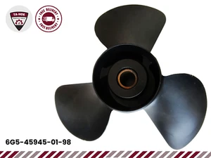 6G5-45945-01-98 Fits Yamaha Outboard 150-250 HP 3x14X19 15 Splines Propeller New - Picture 1 of 11