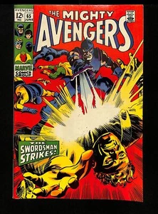 Avengers #65 Sehr guter Zustand/NM 9.0 The Swordsman Strikes! Marvel 1969 - Bild 1 von 2