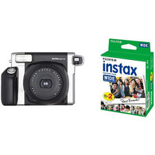 Fujifilm Instax Wide 300 Noir, Kit Appareil Photo + 1 Film Bipack (20 Photos)