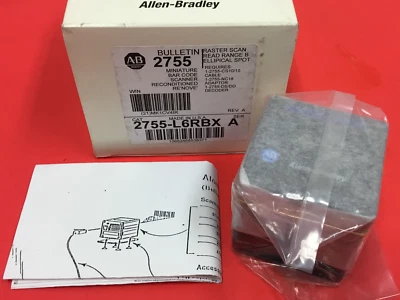 Allen-Bradley - Catálogo #2755-L6EBX - Serie A - Escáner de código de barras en miniatura - NUEVO Foto 1 de 3
