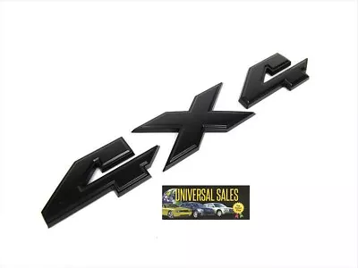 4X4 NEGRO MATE DODGE RAM 1500 2500 3500 4500 EMBLEMA 2015-2021 INSIGNIA NUEVO OEM 8" Foto 1 de 3