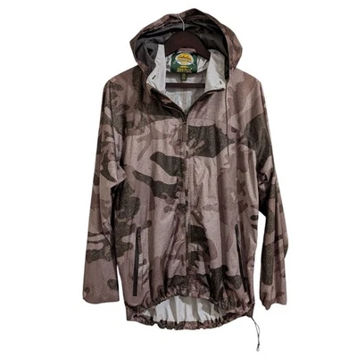 Cabela’s Dry-Plus Camo Space Rain Jacket Hunting Shell Waterproof - Men's Medium - Image 1 of 4