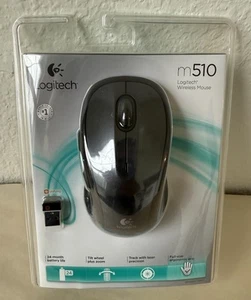 Logitech M510 Kabellose Optische Maus - Schwarz Brandneu Versiegelt - Bild 1 von 3