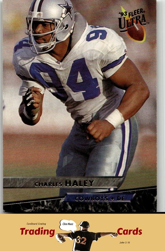 1993 Ultra #89 Charles Haley Dallas Cowboys Football Card EX - Image 1 of 2