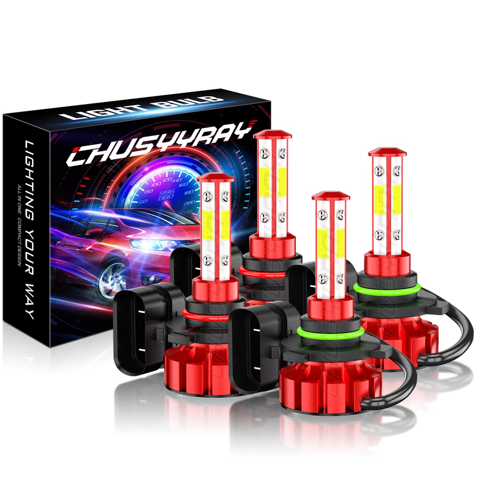 Faros LED bombillas para camioneta GMC K2500 Sierra cabina extendida/estándar 1990-2000 Foto 1 de 4