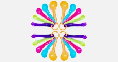 Measuring Spoons Set Plastic with Ring in Assorted Colors (5 ~ 20 Pcs) - Image 1 of 4