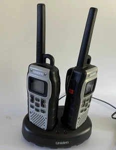 Uniden GMR5089 2CHKS Submersible Two-way Radio 22 Channel W/Charger And Ear Mics - Picture 1 of 7