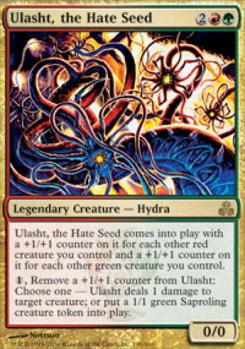MTG English Ulasht, the Hate Seed NM Normal Guildpact - Image 1 of 1