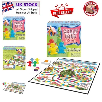Celebrate 65  of Candy Land - Classic Family Game with Gingerbread Movers - Image 1 of 4