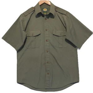 Cabela's Park Ranger Scout Shirt, Hiking Camping Utility Short Sleeve Sz Medium - Picture 1 of 7