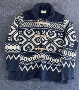 Ralph Lauren Denim & Supply Pullover Jacke XL Nordic Shawl Toggle Wollmischung - Bild 1 von 6