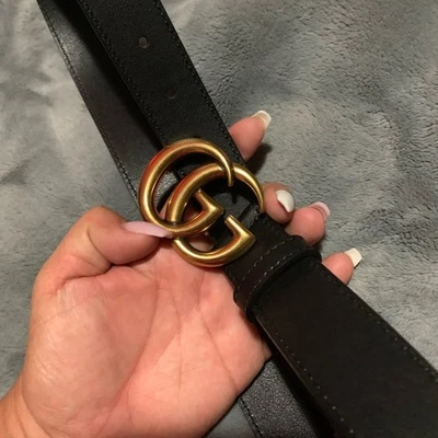 Cinturón Gucci Doble G Marmont Talla 80cm - Imagen 1 de 3