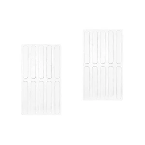 4 Blätter Silikon -Türknauf -Wand Beschützer transparenter Türknauf Wandschutz - Bild 1 von 12