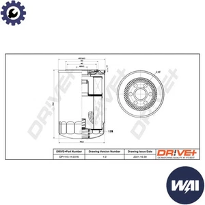 FILTRO DE ACEITE DP1110.11.0316 PARA MITSUBISHI PAJERO/II/IV/SPORT/Van/III/Lienzo/Top - Imagen 1 de 6