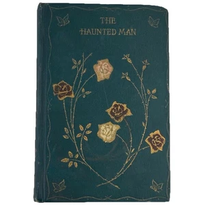 The Haunted Man Dickens c1900 Altemus Padded Leather Gilt Gift Edition - Imagen 1 de 14